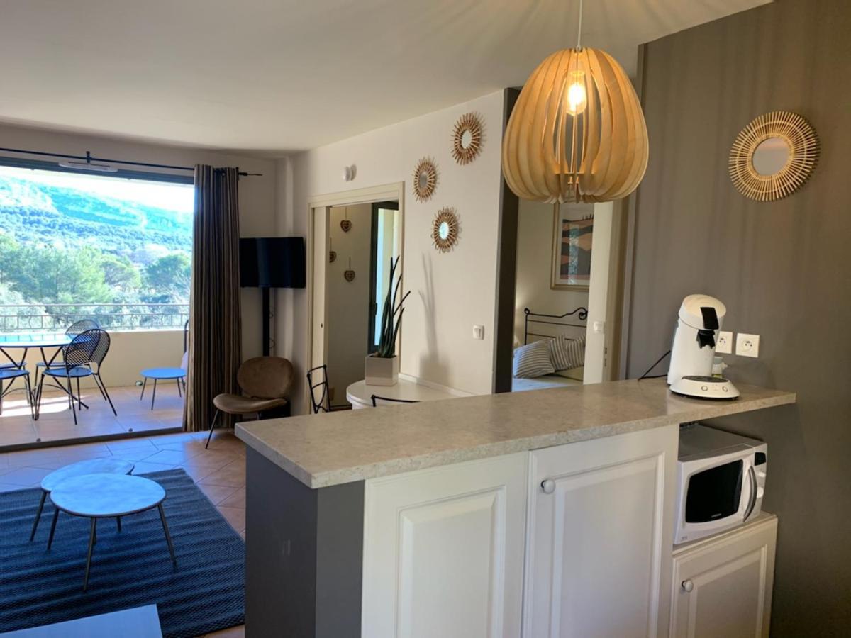 Appartement Cosy Avec Climatisation Reversible Golf De Saumane Luaran gambar